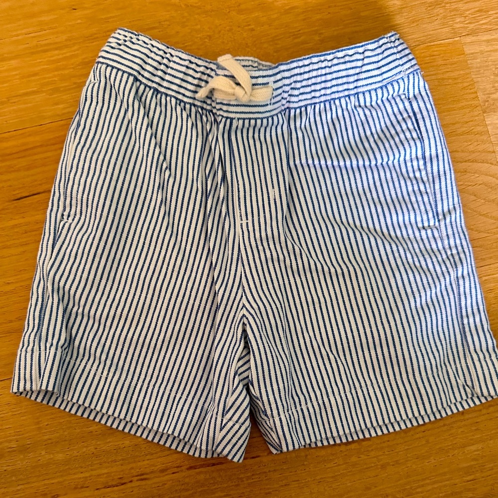 Boys striped canvas shorts Janie and Jack size 4